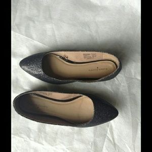 Black flat shoes excellent condition