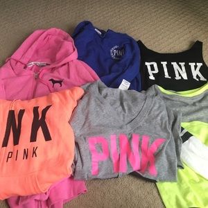 6 piece bundle Love Pink