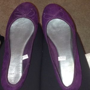 Purple merona ballet flats size 9.5 NWOT