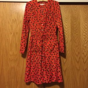 Cute pineapple rayon dress size six