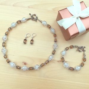 Glass Bead Jewelry Set