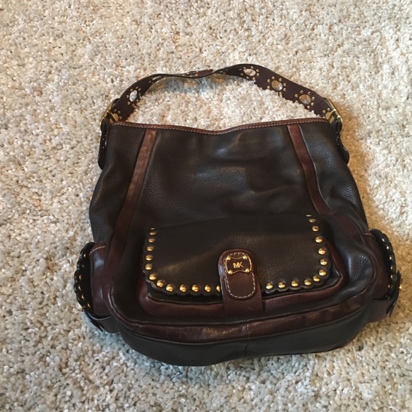 Michael Kors butter leather shoulder bag