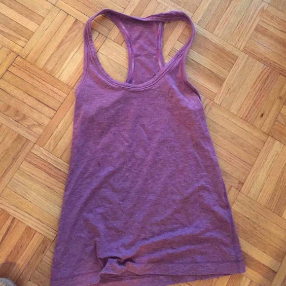 Size 4 purple jersey knit lululemon racerback