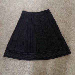 Banana Republic pleated & embroidered skirt