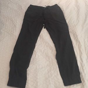 Anthropologie flannel cargo jogger pants