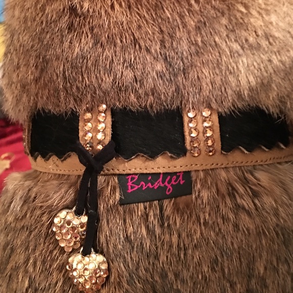 Bright fur boots