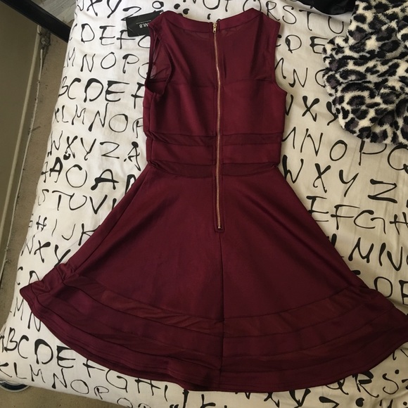 NWT Burgundy dress - Picture 3 of 3