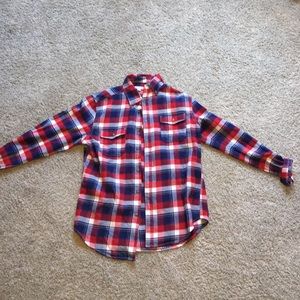 Warm and cozy red flannel