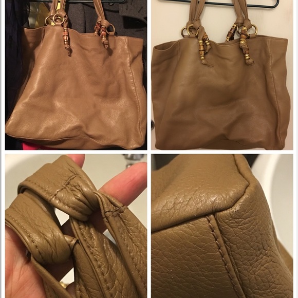 100% Authentic gucci kaki color tote in GM size - Picture 2 of 7