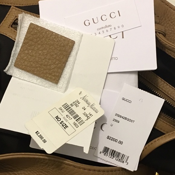 100% Authentic gucci kaki color tote in GM size - Picture 7 of 7