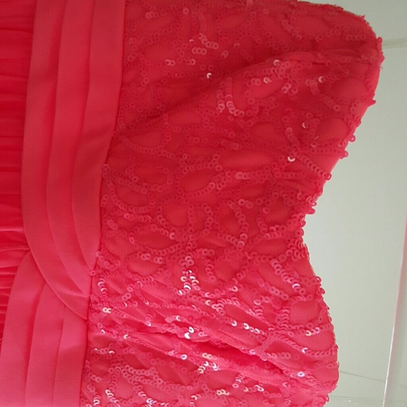 coral dress - Picture 2 of 3