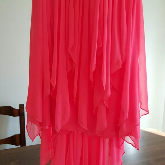 coral dress - Picture 3 of 3