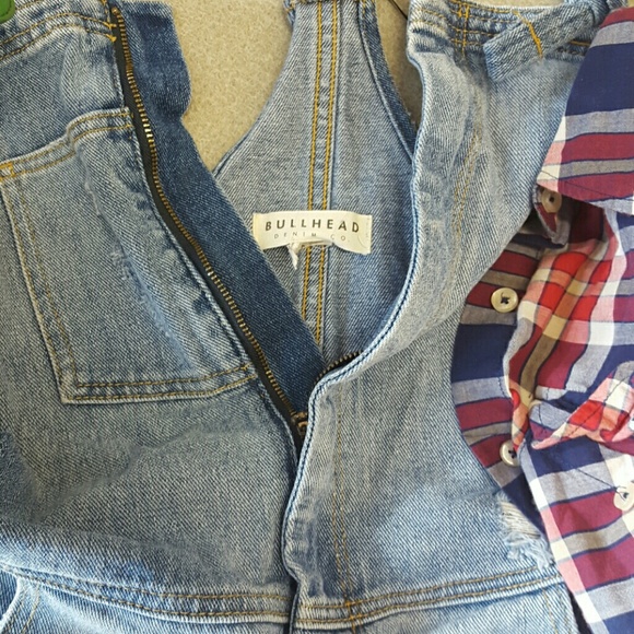 Straight leg destroyed jean jumper - Picture 3 of 4