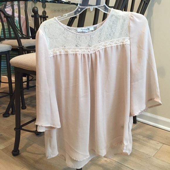 Boho cream blouse from Forever 21