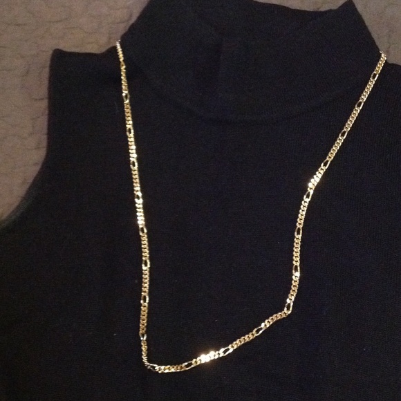 Monet gold chain link 18" necklace