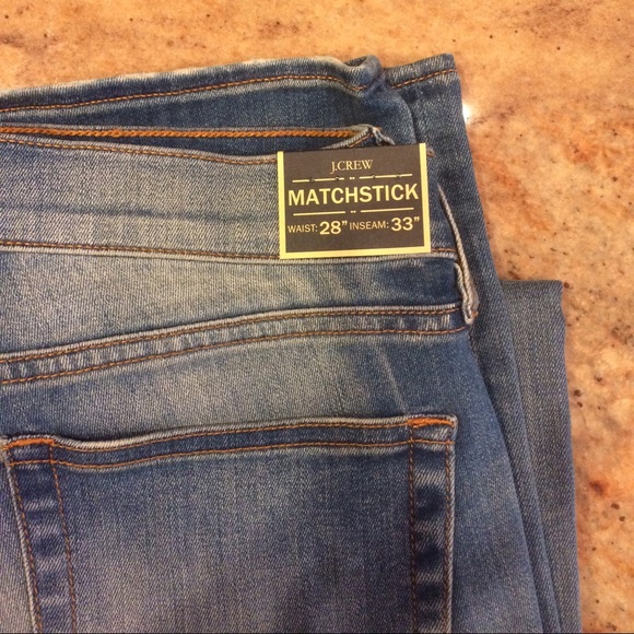 NWT J.Crew Matchstick Jeans