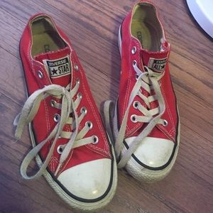 Red converse