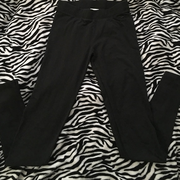 Size XS  black Victoria Secret PINK leggings - Picture 1 of 2