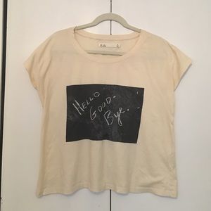 Madewell Hello, Good-Bye t-shirt