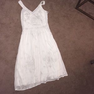 NWT White House black market white dress