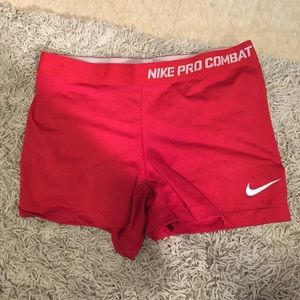 Nike pro compression shorts