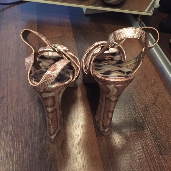 High Heels Platform Python Sam Edelman Snake Shoes - image 3