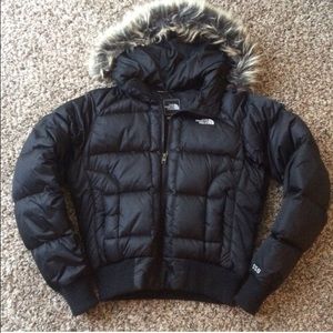 North Face 550 Black Winter Coat