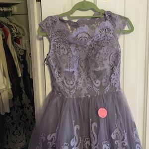 Lilac lace dress size 6 from ASOS, new with tags.