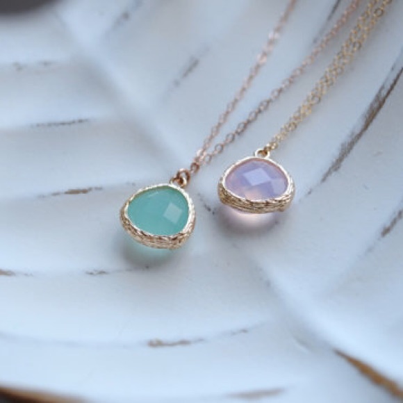 Chalcedony Briolette Pendant