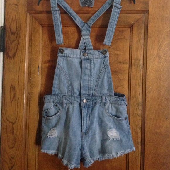 Light blue overalls from H&M.