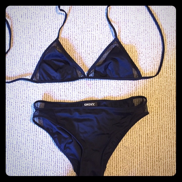 DKNY mesh bikini