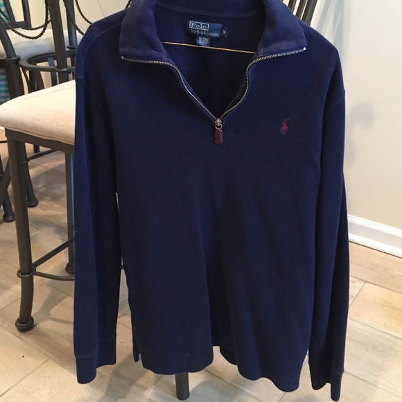 Men's Ralph Lauren navy quarter zip