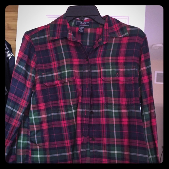 Plaid button down