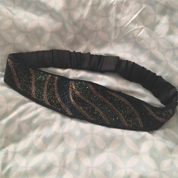 Beaded Tuxedo Belt