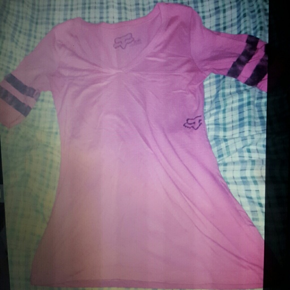 3/4 sleeve fox shirt