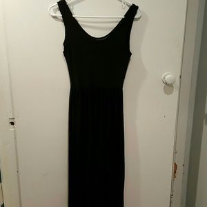 Black maxi dress