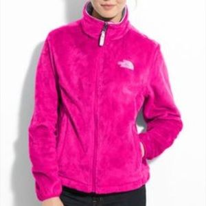 NORTH FACE pink Osito fleece jacket