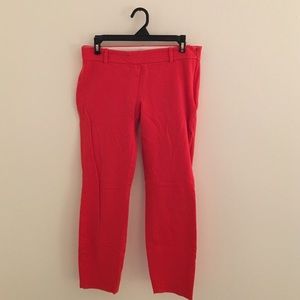 J. Crew Poppy Red Minnie Pant