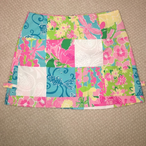 Lily multi-colored print skirt