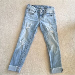 AE Skinny Distressed Jeans - Cropped Fit