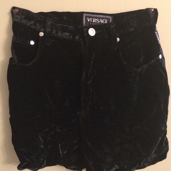 Versace Pants - Vintage Velvet Versace Shorts