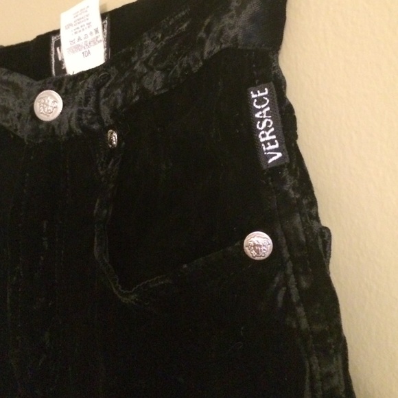 Vintage Velvet Versace Shorts - Picture 3 of 4