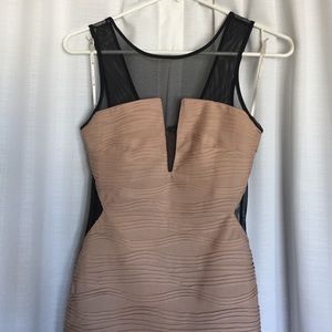 Nude cocktail dress