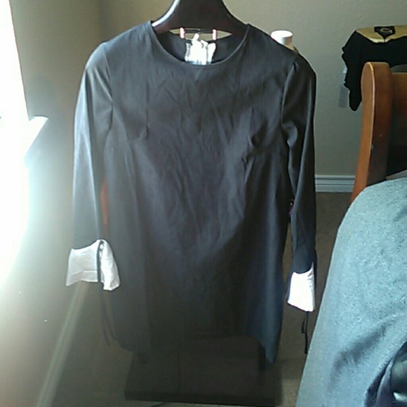 Mini dress with beautiful bell sleeves