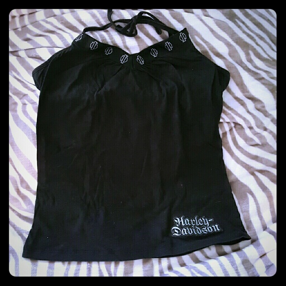 Backless Harley shirt