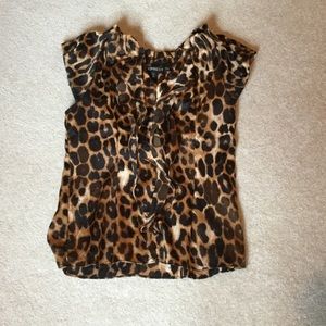 NWOT Express leopard top