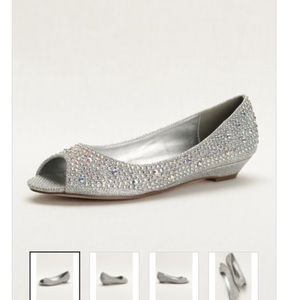 Beautiful New in Box Michaelangelo Silver shoe