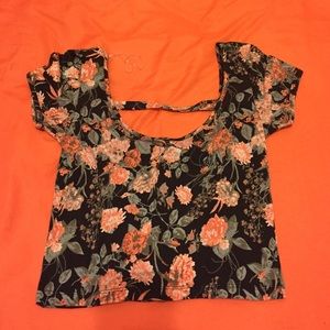 Floral Crop top