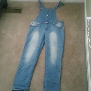 Jean Overall Capri Set
