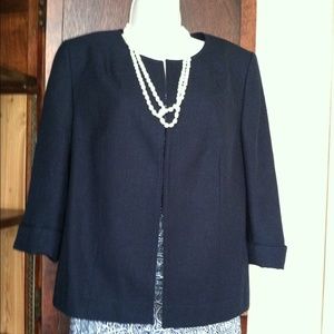 Navy woven jacket